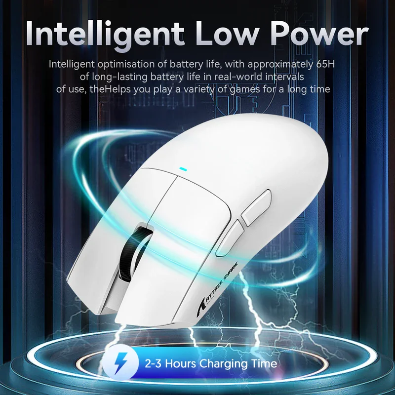 Angriff Hai x11 Gaming-Maus magnetisches Ladedock Pixart Paw3311 Gaming-Sensor 2,4 dpi BT/g drahtlose/kabel gebundene Gaming-Maus