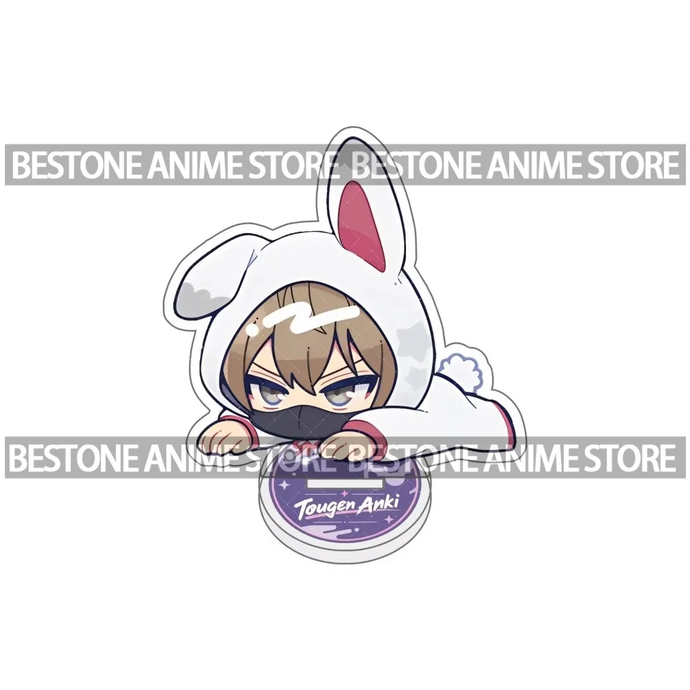 Tougen Anki 10cm Chibi Acrylic Stand Figures Keychain Anime Desktop Tabletop Ornament Otaku Fans Collectible Gift
