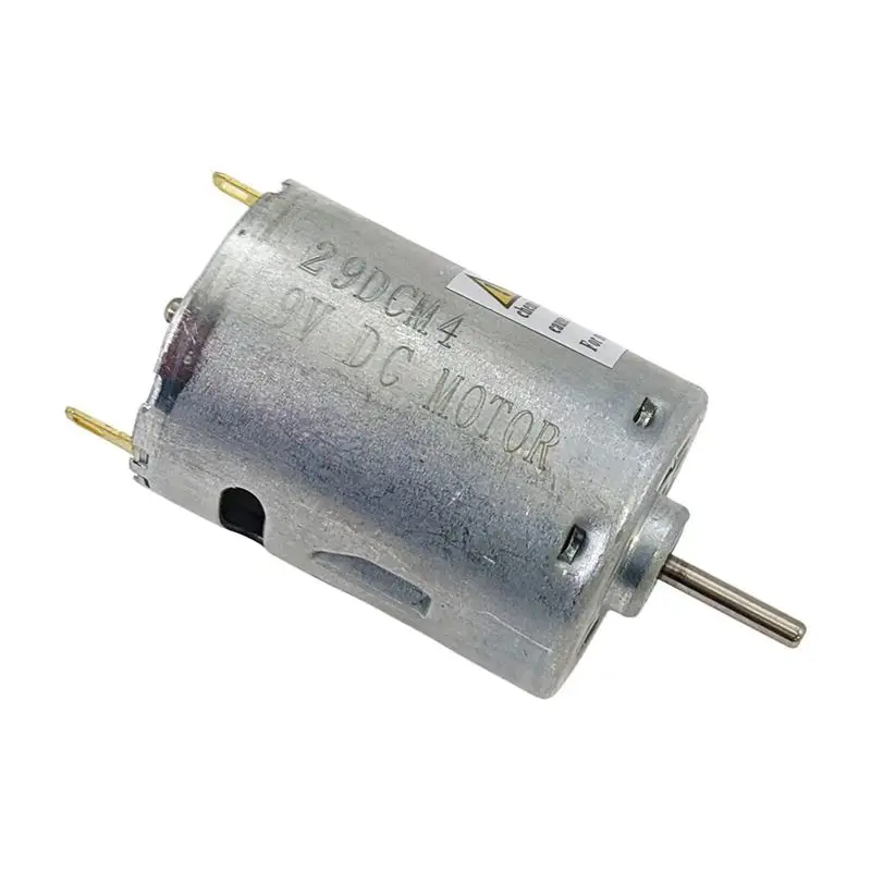 DT39 6-Pack 7.4V DC Motors, 12000 RPM High Speed Carbon Brush Micro Motor for DIY Fan Hair Dryer Robot Project