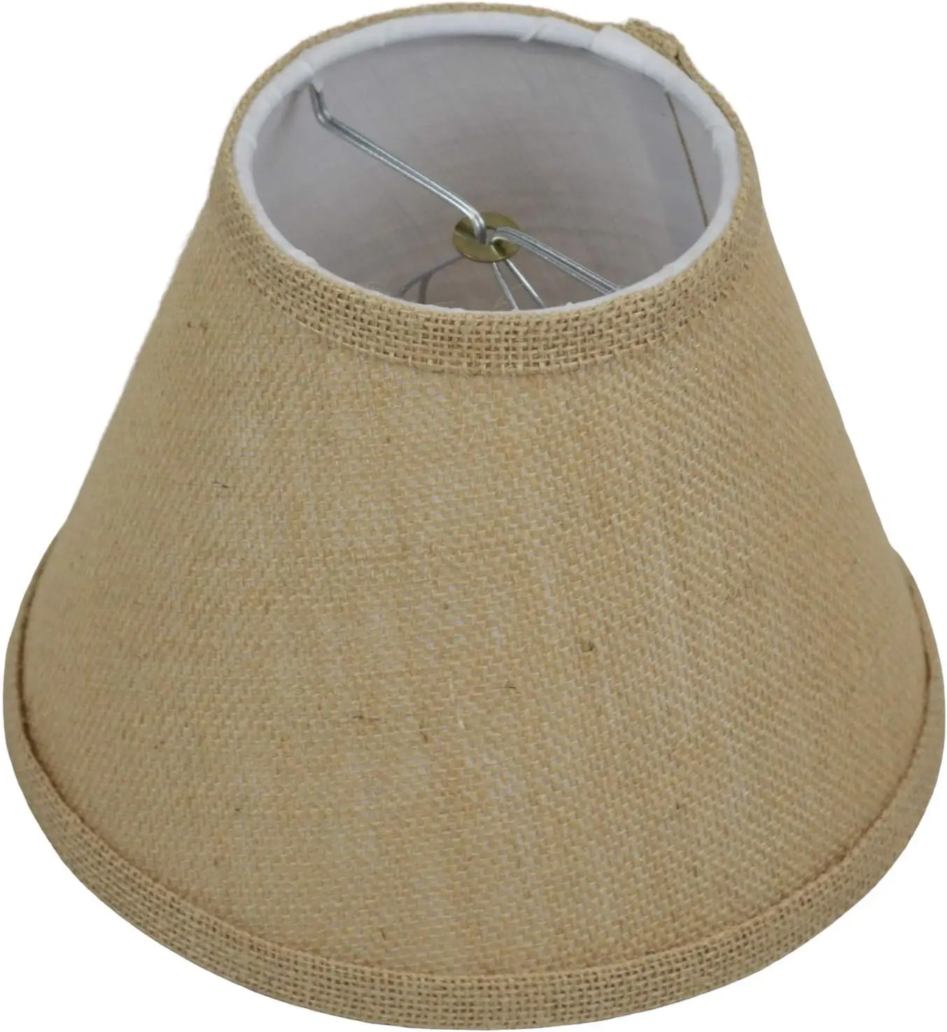 

Lampshade 4" Top Diameter x 8" Bottom Diameter x 6" Slant Height with Clip-On Attachment for Standard Edison-Style Light