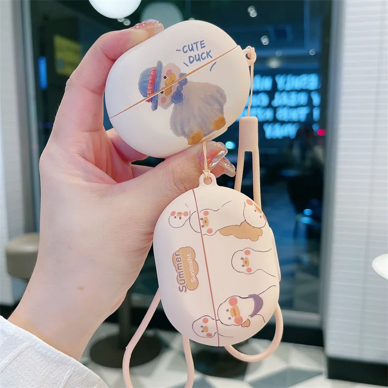 Fashion Cool Cover for Huawei Freebuds Pro 2 3 Case Earphone Creative Case Huawei FreeBuds 4i 5i Funda Buds 4 5 Cartoon Funda