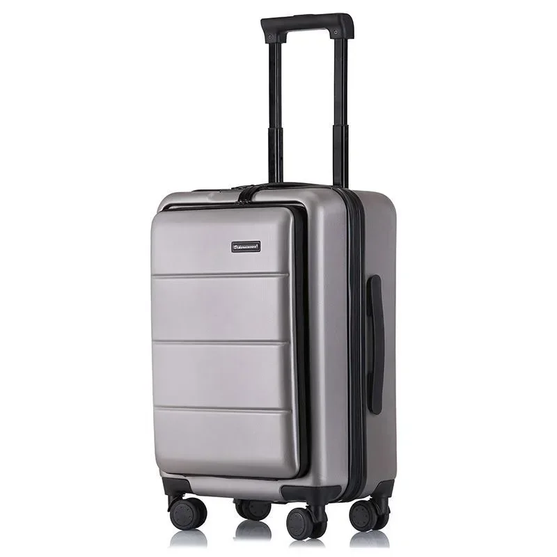 Carry on Luggage with Front Pocket, Expandable  Hard Shell Suitcase with USB Port, 20 Inch