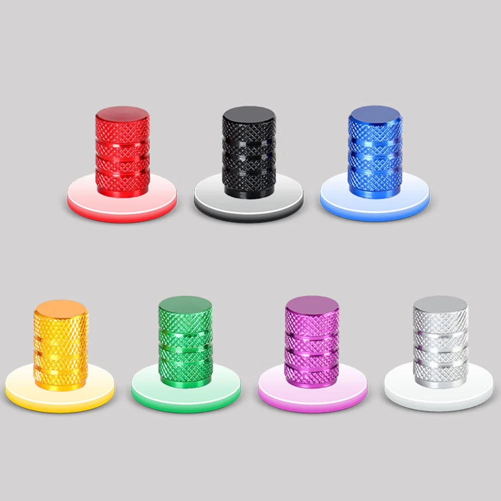 40pcs Car Tire Stem Caps Aluminum Tire Wheel Rims Stem Air Caps Cover for Car Truck Tire Screw Cover (Random Color)