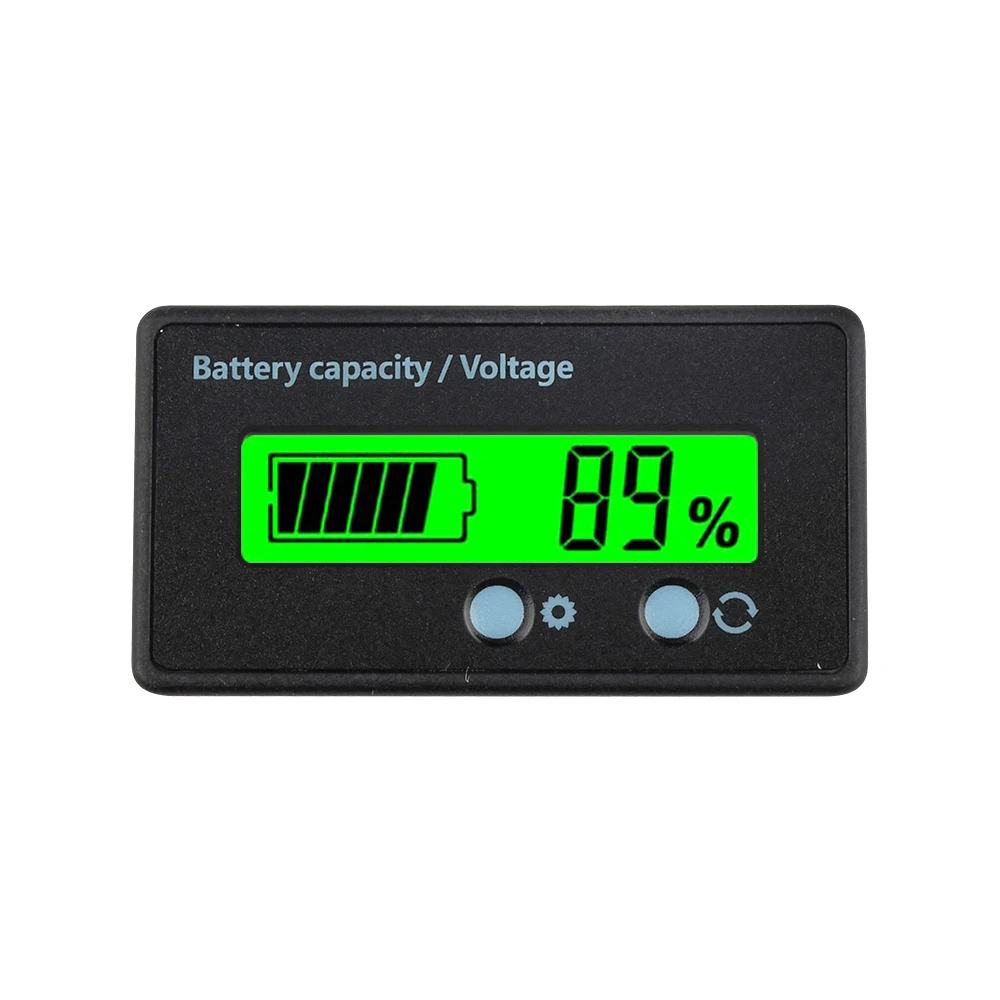 7-100V 9V 12V 24V 48V Lead Acid Lithium Battery Capacity Indicator Car Motorcycle Digital Voltmeter Voltage Tester Meter Tool