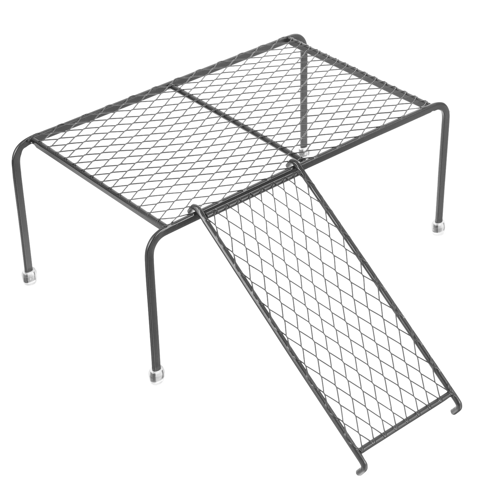 Pet besleme raf demir Rutin tavuk platformu Coop besleyici ile merdiven Hollow-out komik oyuncak