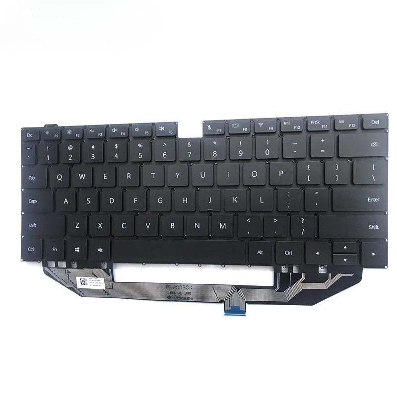 Imagem -02 - Teclado Retroiluminado para Matebook x Pro Eua Preto Pro Mach W19 W29 bl W19b W19c 9z Nexbn 00r W19c