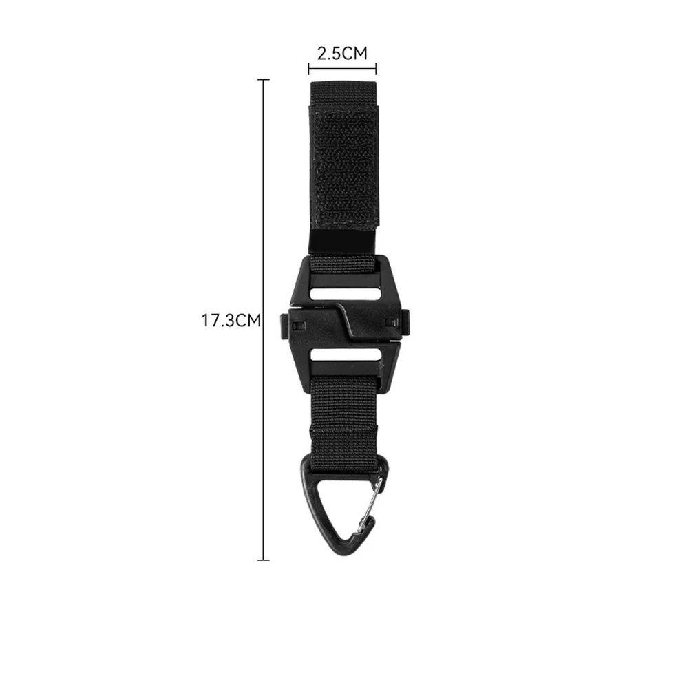Secure Gear Attachment Buckle For Backpacks Belts And Gear With Consistent Grip Variable Strap Widths