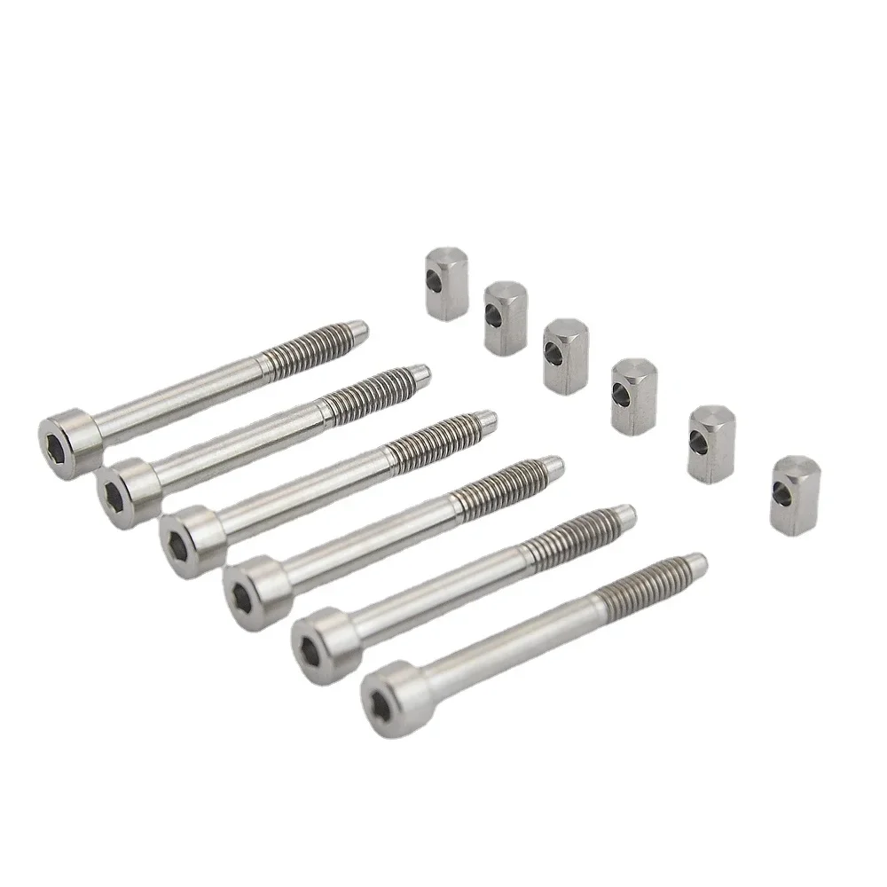 

Винты с фиксатором струн из титанового сплава/блоки седла для специального гитарного моста FR