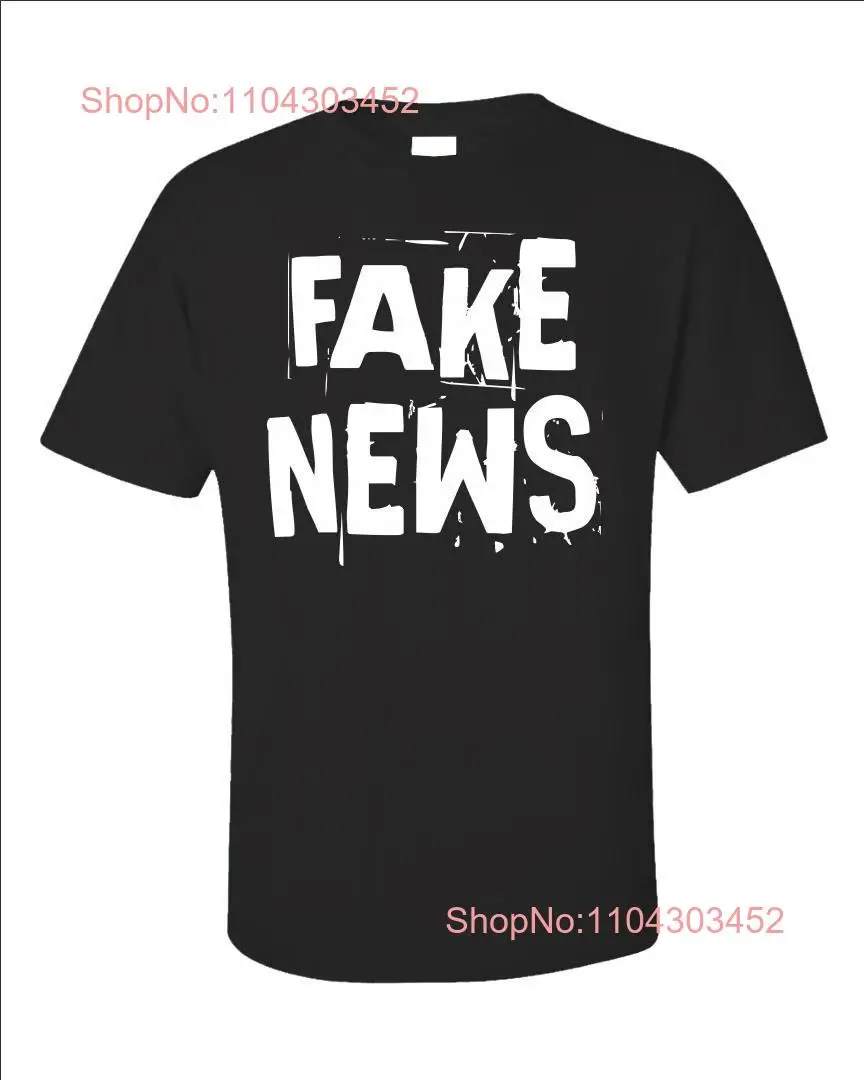 Funny Politics T Shirt Fake News Political Satire GifT Junkie Humor long or short sleeves