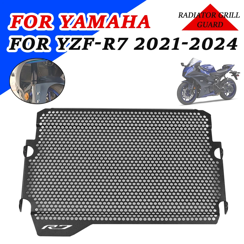 

Radiator Guard For Yamaha YZF-R7 YZFR7 2021 2022 2023 2024 Radiator Grille Grill Guard Protector Cover Mesh Fender Accessories