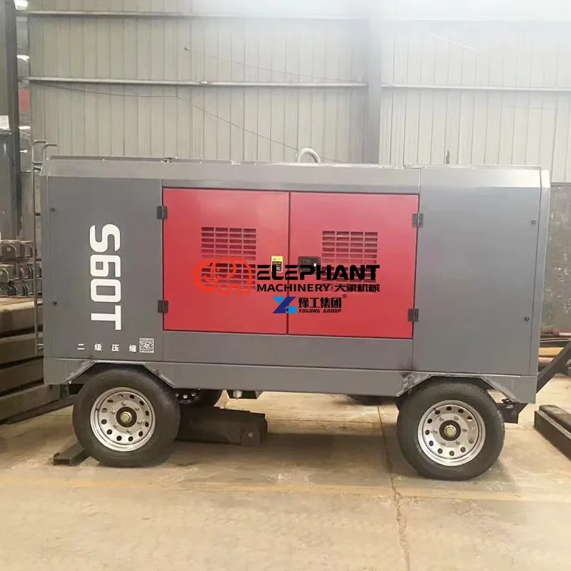 Air Compressor Compresor De Aire High Pressure Machine for Water Well Mining Borehole Drilling Construction Equipment