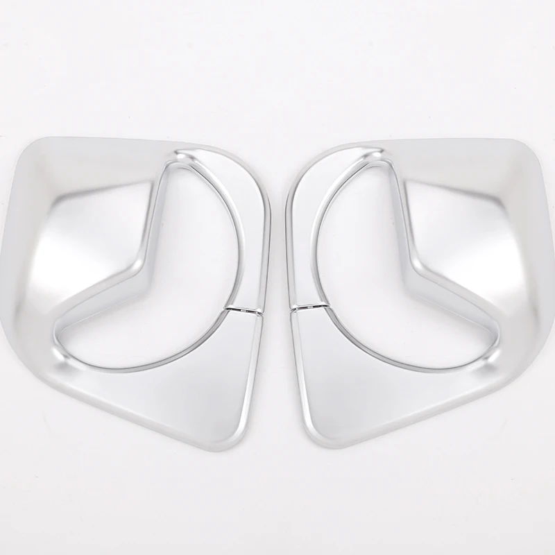 2 Pcs For BMW X3 G01 2018 2019 2020 ABS Chrome Matte Car Front Safety Belt Frame Cover Trim Car Accessories