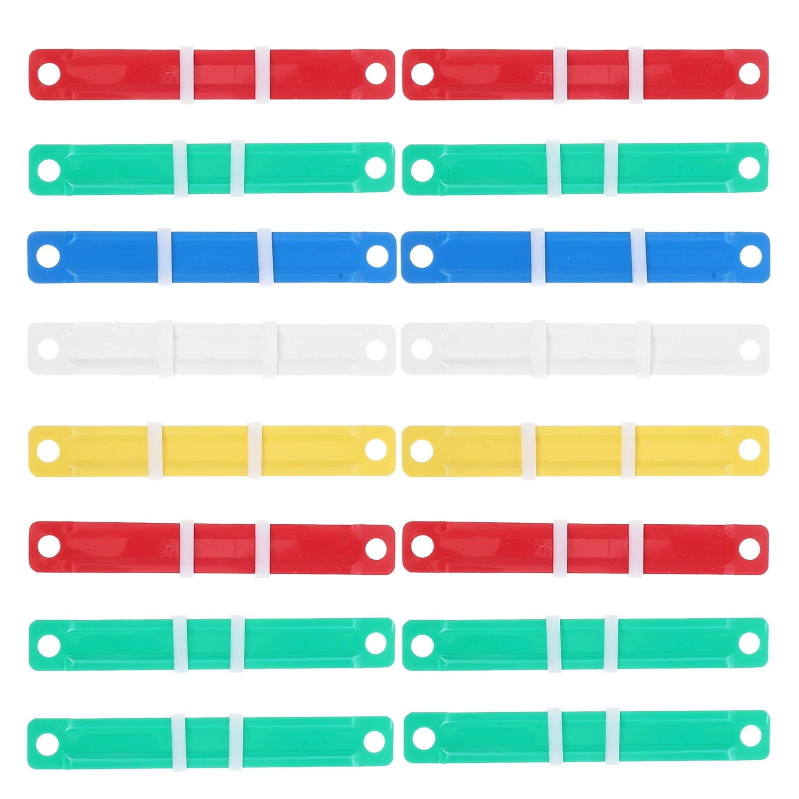 100 pcs Sisipan Penjepit Buku untuk Notebook DIY, Planner Loose Leaf, Scrapbook, Folder, Jurnal, Penjepit Buku, Perlengkapan Kantor