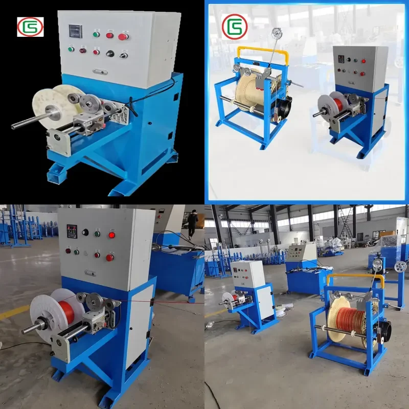 Recycling Machine 2026 CNC Winding and Rewinding Take up Reeler Machine for Cable Manufacturing Equipment