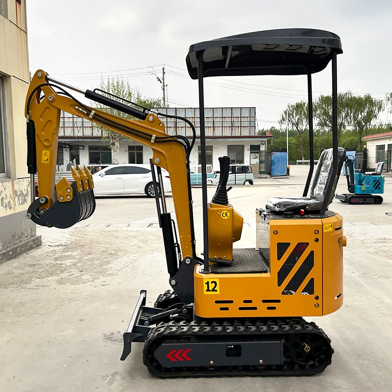 Customized China Mini excavators 1 Ton Multifunctional Excavation Manufacturers Small Digger With Free Bucket On Sale