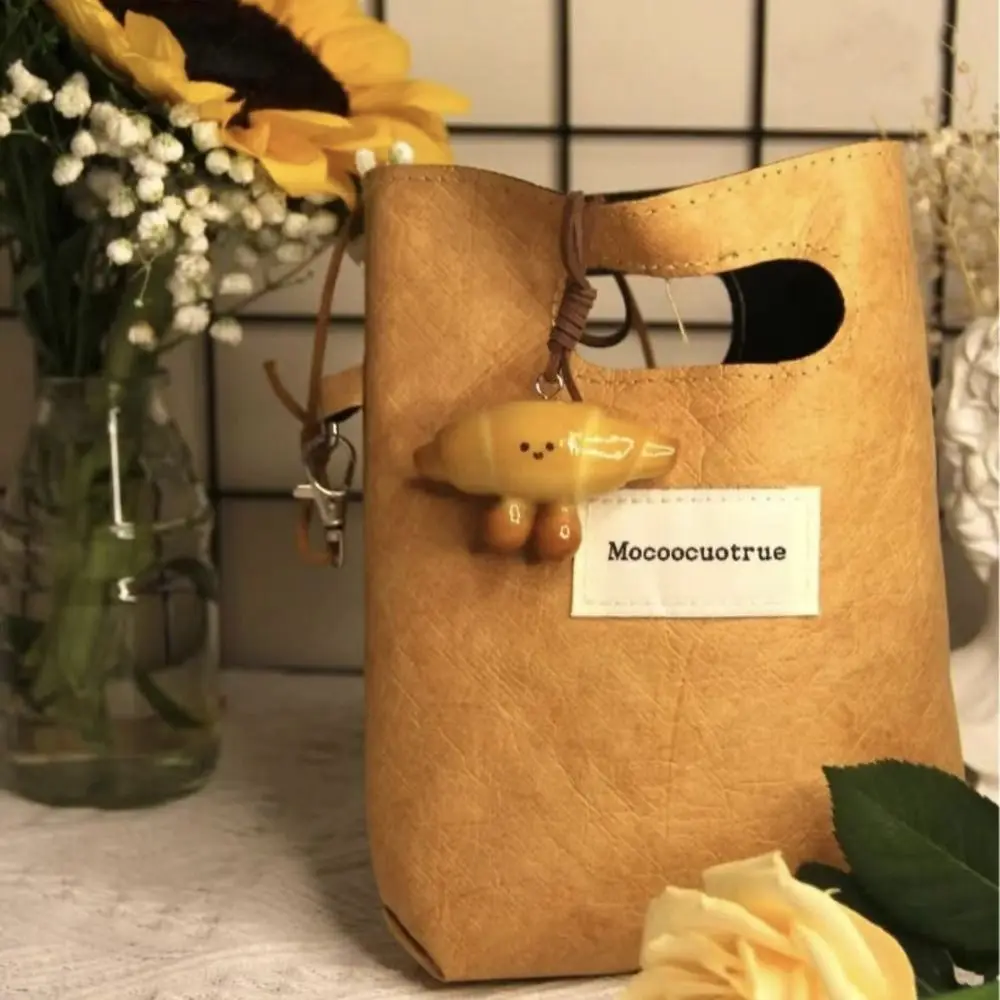 バックパック装飾用アルカリパンペンダント,韓国カワイイスタイル,車内,かわいいセーターチェーン,クロワッサンバッグアクセサリー