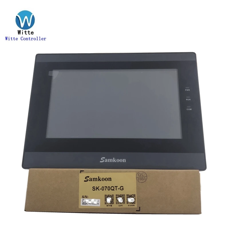 Samkoon SK-070QS-G SK-070QE-G ขนาดเล็ก HMI 7นิ้ว SK-070QT-G และหน้าจอสัมผัส Wi-Fi A7 CPU Cortex 1GHz dicaryon