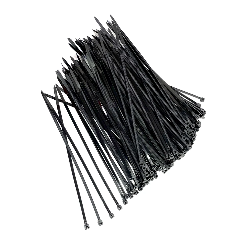 300pcs Three mode Self-Locking Plastic Nylon Wire Cable Zip Ties  Black Cable Ties Fasten Loop Cable Various specifications