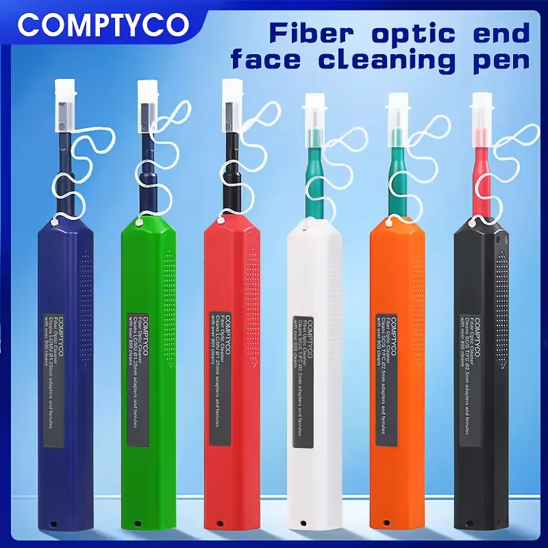 COMPTYCO SC/FC/ST/E2000 2.5mm Fiber Optic Cleaning Pen LC/MU 1.25mm Fiber Cleaner Tool FTTH Optical Fiber Connector Cleaner