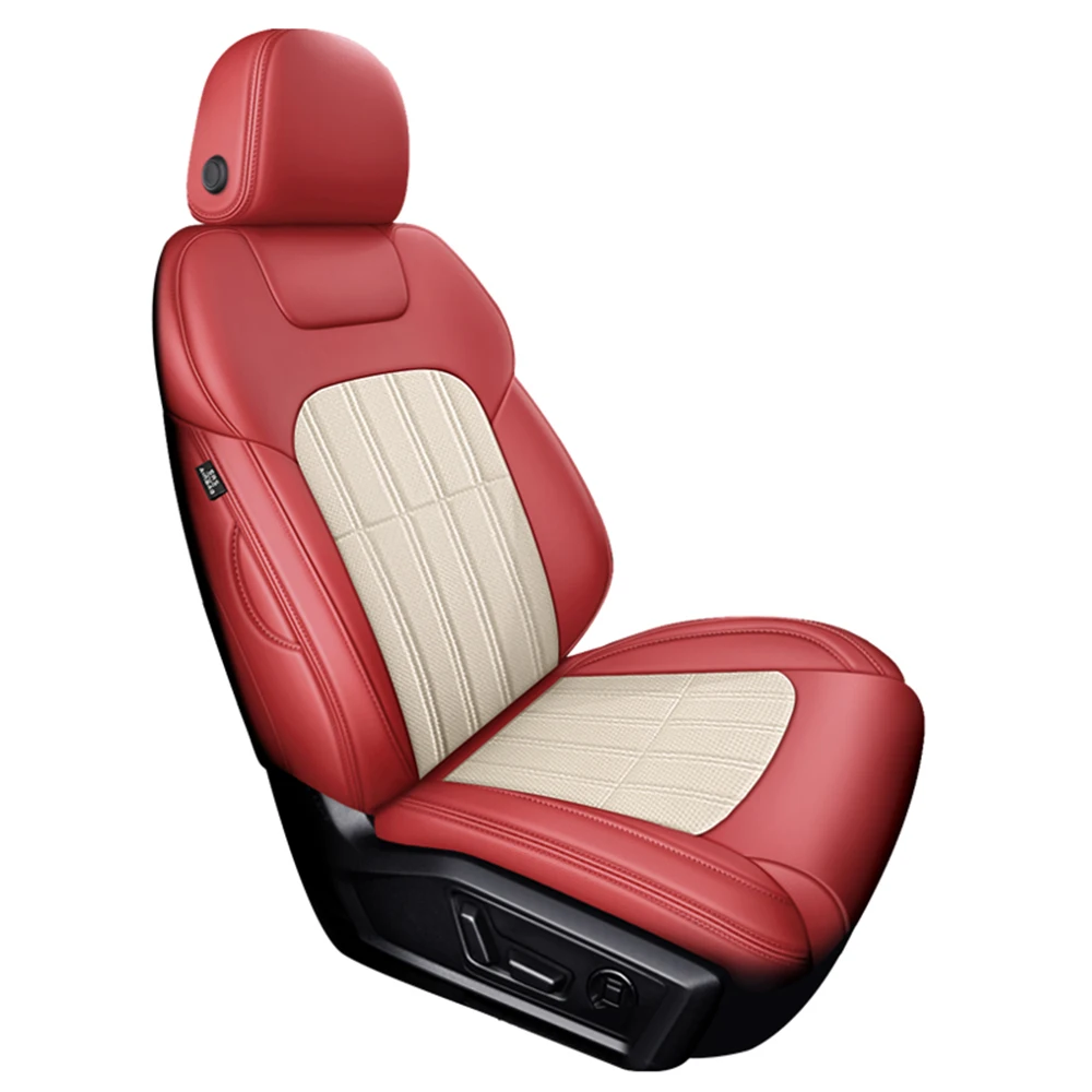 Muchkey Leather Car Seat Cover Front Rear Car Seat Cushion Cover for A6 A5 A3 A1 S5 R8 Q7 A7 A8 TT 100custom