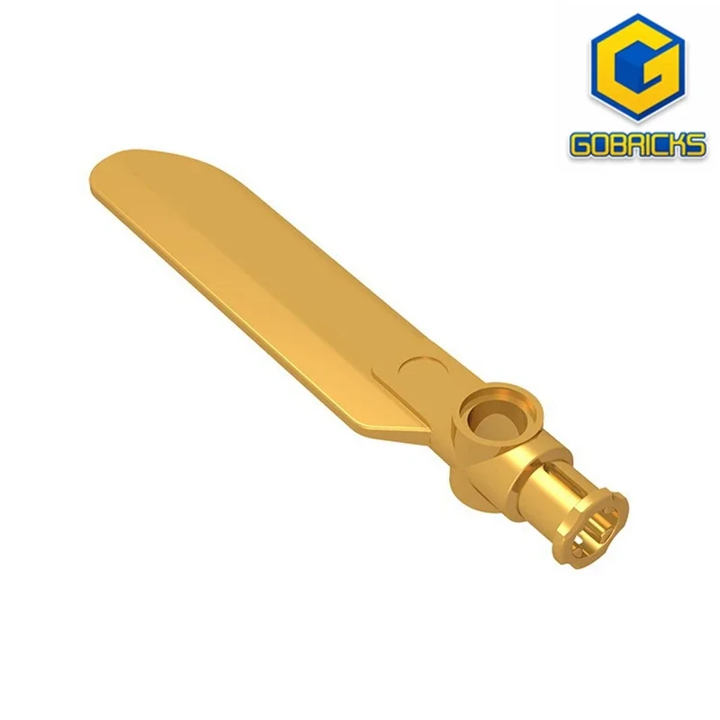 GDS-1026 Technical Rotor Blade Small with Axle and Pin Connector End compatible with lego 99012 DIY Building Blocks