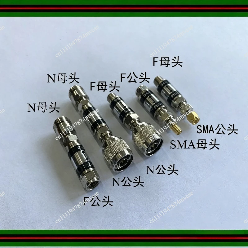 Impedance Converter 50-75 F Head RF Converter N Revolution N Female Head F Head Network Analyzer Adapter