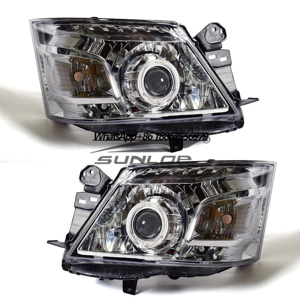 

Sunlop Auto Parts Urvan E26 NV350 2013up LED Headlight With Angel Eye Modified Headlamp NS3001 Van Led Car Lights RHD