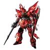 電気メッキカラーのアニメモバイルスーツ,ガンダム,ユニコーン,バンダイ,アセンブリモデル,mg,1, 100, MSN-06S, Sinanju ver.ka,オリジナル 5
