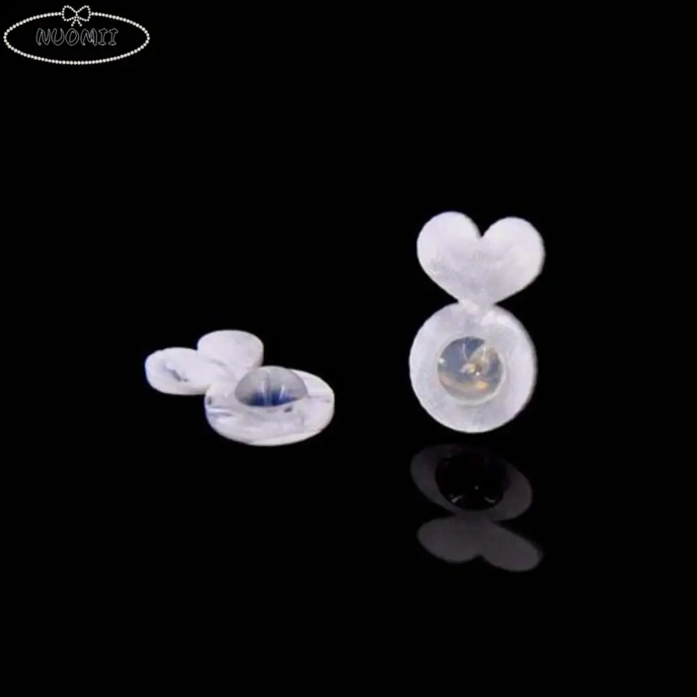 

60-80 шт. силиконовые заглушки для ушей в форме кролика, анти-эверсия, антипровисающие беруши, блокированные колпачки, аксессуары для изготовления ювелирных изделий, сердце