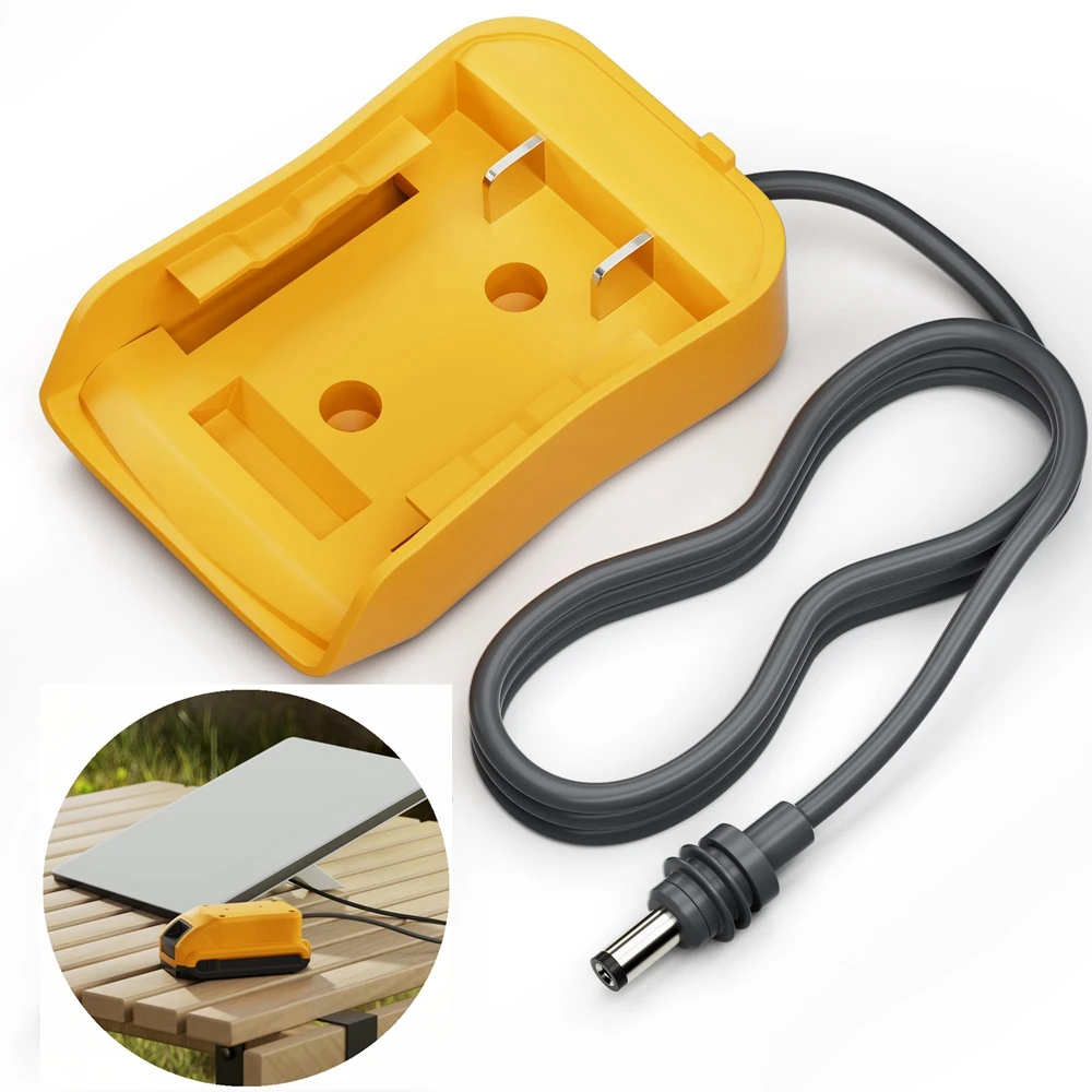 For Starlink Mini DC Power Cable for Dewalt Battery Dewalt Charger Adapter Plug and Play for Starlink Mini Accessories 1M