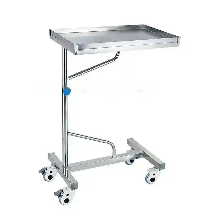 

Creative Salon Furniture Organizer Cart Auxiliary Cart Tool Luxury Medical Tray Rack Stainless Steel Salon Trolleys with Wheels