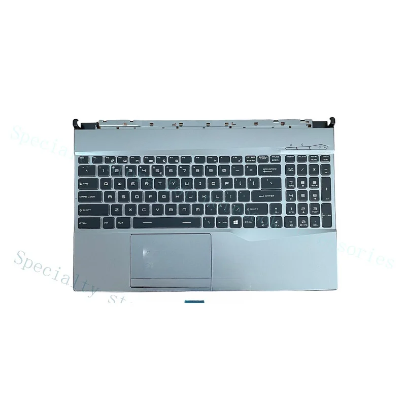 

A+ New For MSI GP65 MS-16U5 MS-16U7 Upper Case Palmrest Cover Red Backlit Keyboard