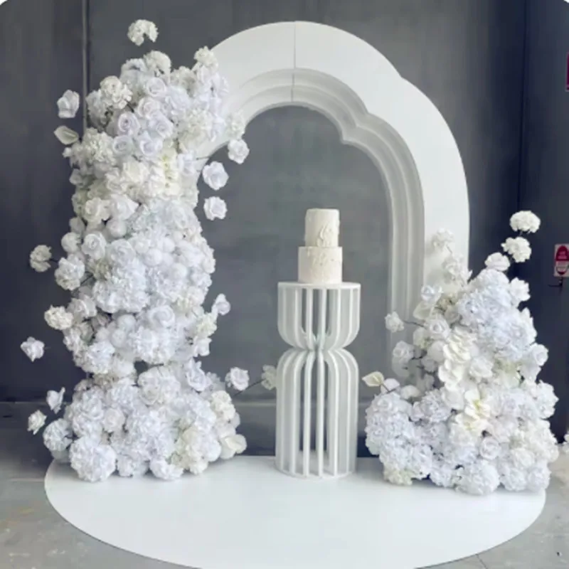 Wedding PVC Dessert Table Flower Rack Roman Column Cited Birthday Cake Stand For Party DIY Supples