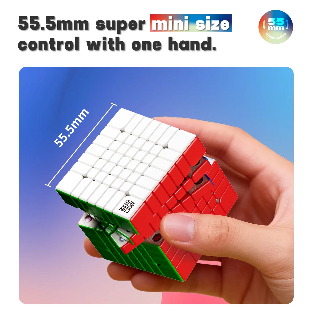 [JudyCube] YJ Pocket MINI 7X7 Magnetyczna Kostka Magiczna Speed Cube Bez Naklejek Yongjun 7X7 Profesjonalna Zabawka Antystresowa