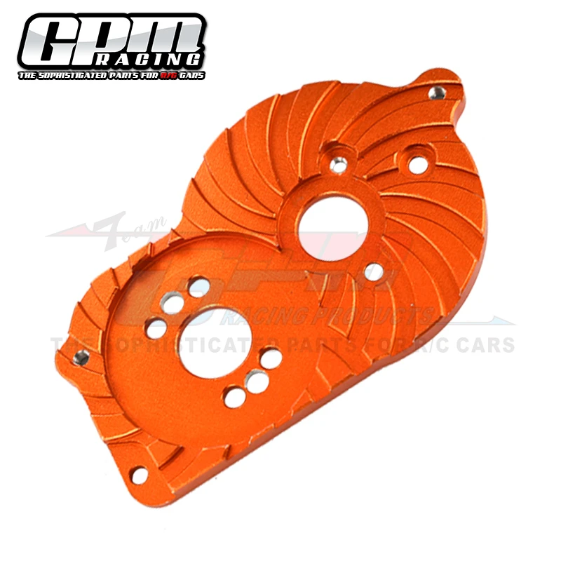 GPM Motor aluminium piringan dudukan dengan Heat Sink sirip untuk LOSI 1/18 mini-t 2.0