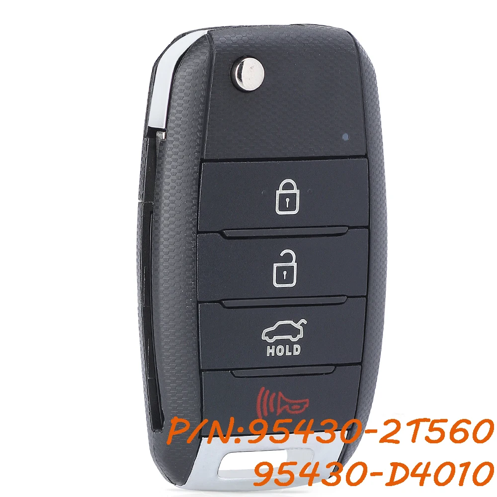 

KEYECU 95430-2T560 95430-D4010 Дистанционный брелок для Kia Optima 2014 2015 2016 2017 2018 2019 2020 NYODD4TX1306-TFL SY5JFRGE04
