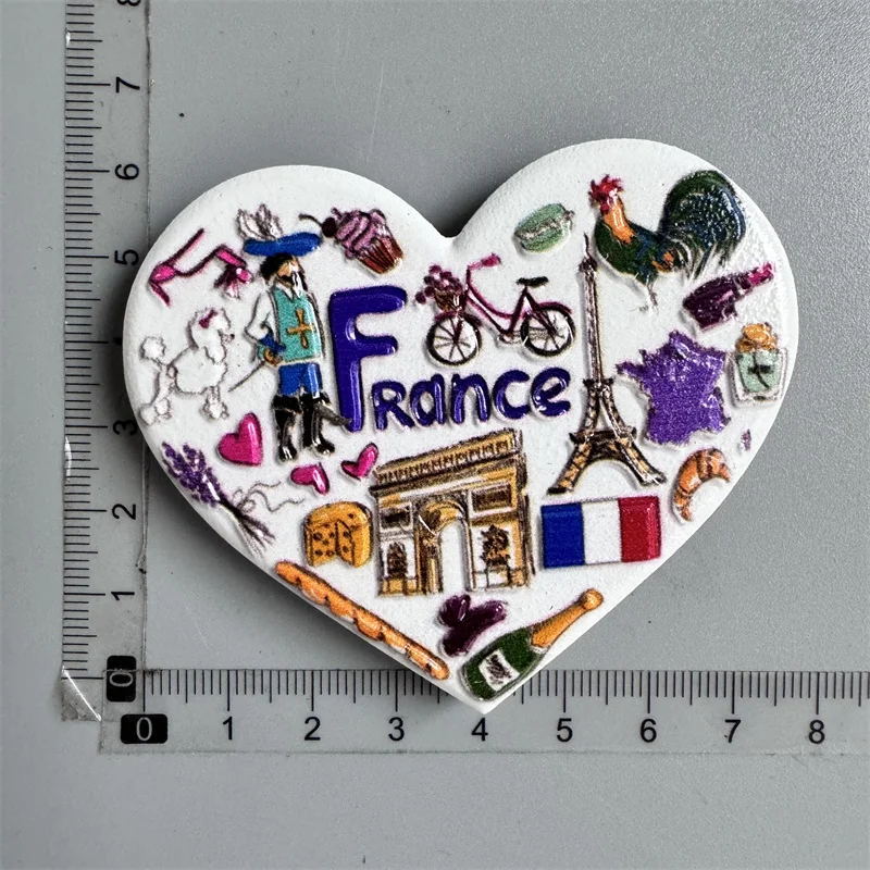Paris Frankreich Tourist Souvenir Kühlschrankmagnete Eiffelturm Französische magnetische Aufkleber Annecy Dekoration auf dem Kühlschrank Reisegeschenke – Detail 21