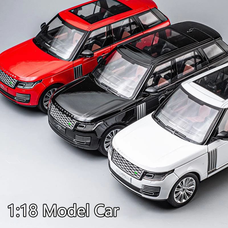 1:18 Simulato Grande Modello di Auto in Lega Suono e Luce Tirare Indietro Auto Giocattolo in Metallo Fuoristrada Collezione di Ragazzi Ornamenti Regalo
