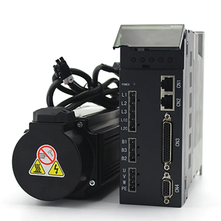 17 Bit Multi-turn Absolute Encoder 750w 80ST-02430 3000rpm 2.4n.m 220v Single 3phase Ac Servo Motor And Servo Driver Kit