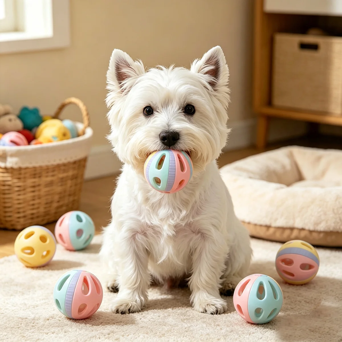2/4pcs Hollow out bell cat toy ball macaron color blocked plastic sound teasing cat ball cat self fun relieving interactive toy