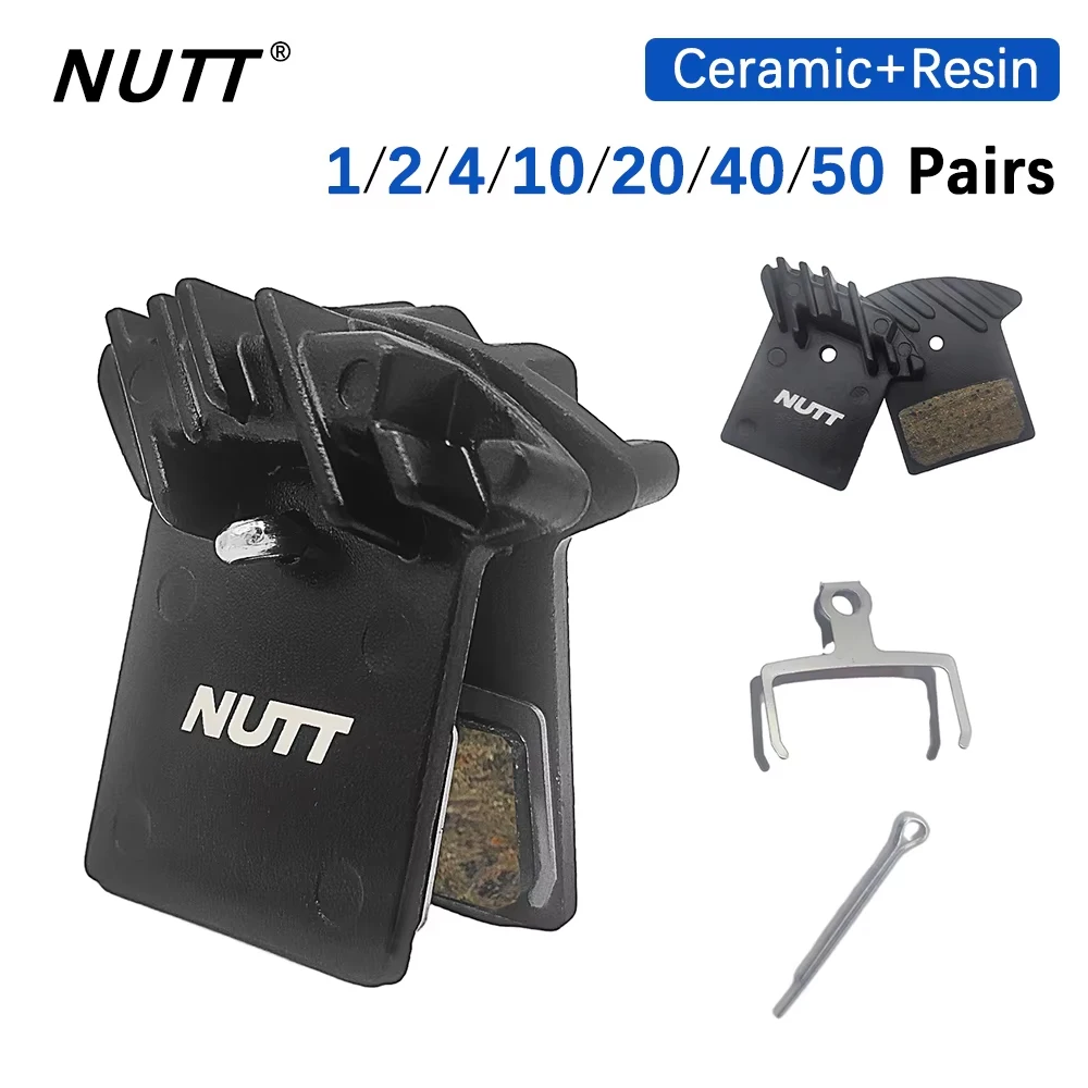 NUTT A5-D Brake Pad 2 Pistons Hydraulic Disc Brake Ceramics Heat Dissipation Cooling For Electric Scooter Kugoo MTB Bike A1 A2