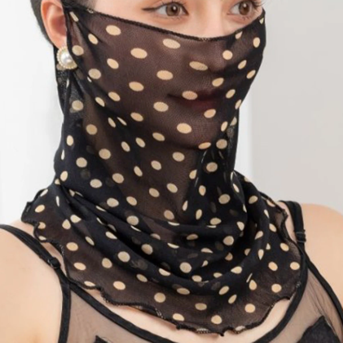 قناع واقي من الشمس صيفي فاسق للرجال والنساء للوجه والرقبة وحماية من الأشعة فوق البنفسجية وشاح للأذن وشاح هيب هوب للرياضات الخارجية وركوب الدراجات #1