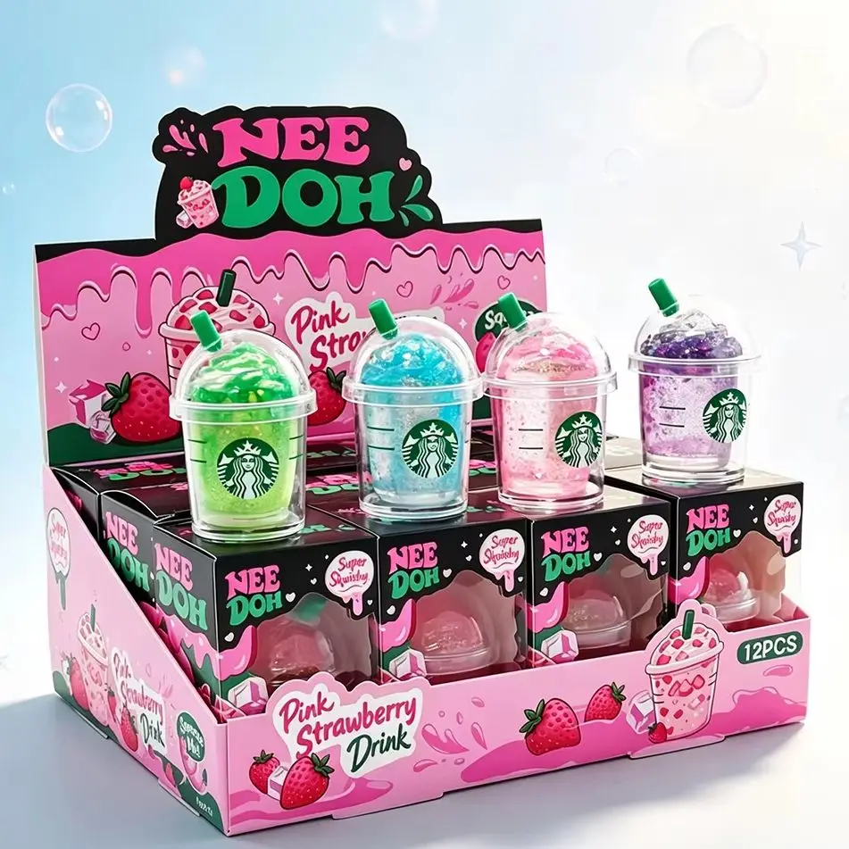 /Schylling NeeD Doh Bilnd Box Stress-relief drink cup Sensory Squeeze Toy Stress Relief Snowball For Focus ADHD Gifts view 5