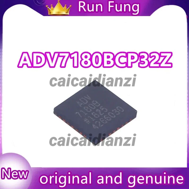 ADV7180BCP32Z-RL ADV7180BCP32Z Video Decoder IC I²C, Serial ITU-R BT.656, NTSC, PAL, SECAM 32-LFCSP (5x5) 10Pcs/Lot New Original