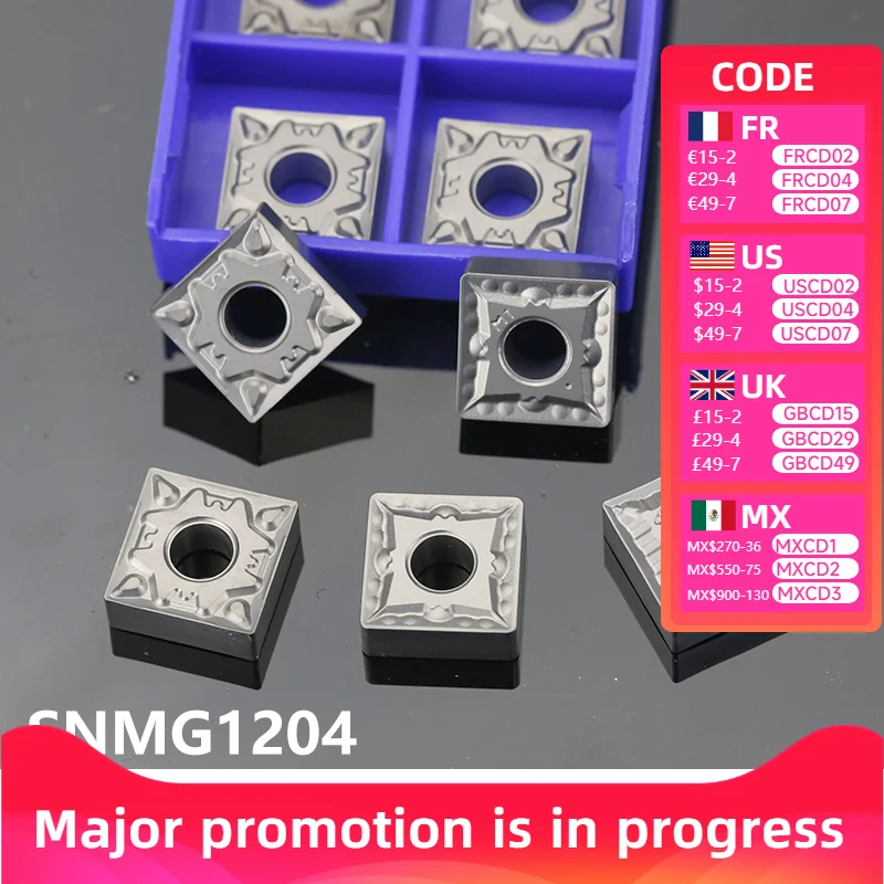 

Cermet Blade Lathe Parts SNMG120404 Insert CNC Cutter MSDNN External Turning Tool - HQ MT Options for Precision Cutting