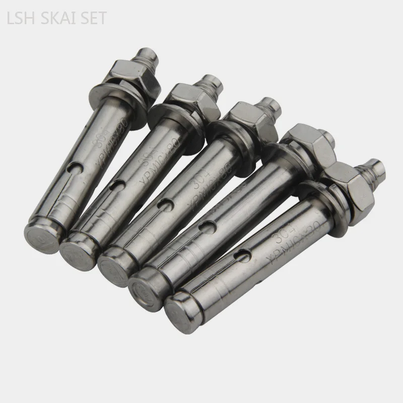 10pcs Stainless Steel Expansion Screws Air Conditioning Water Heater Installation Fixing Bolts Bathroom Accessories Fastener