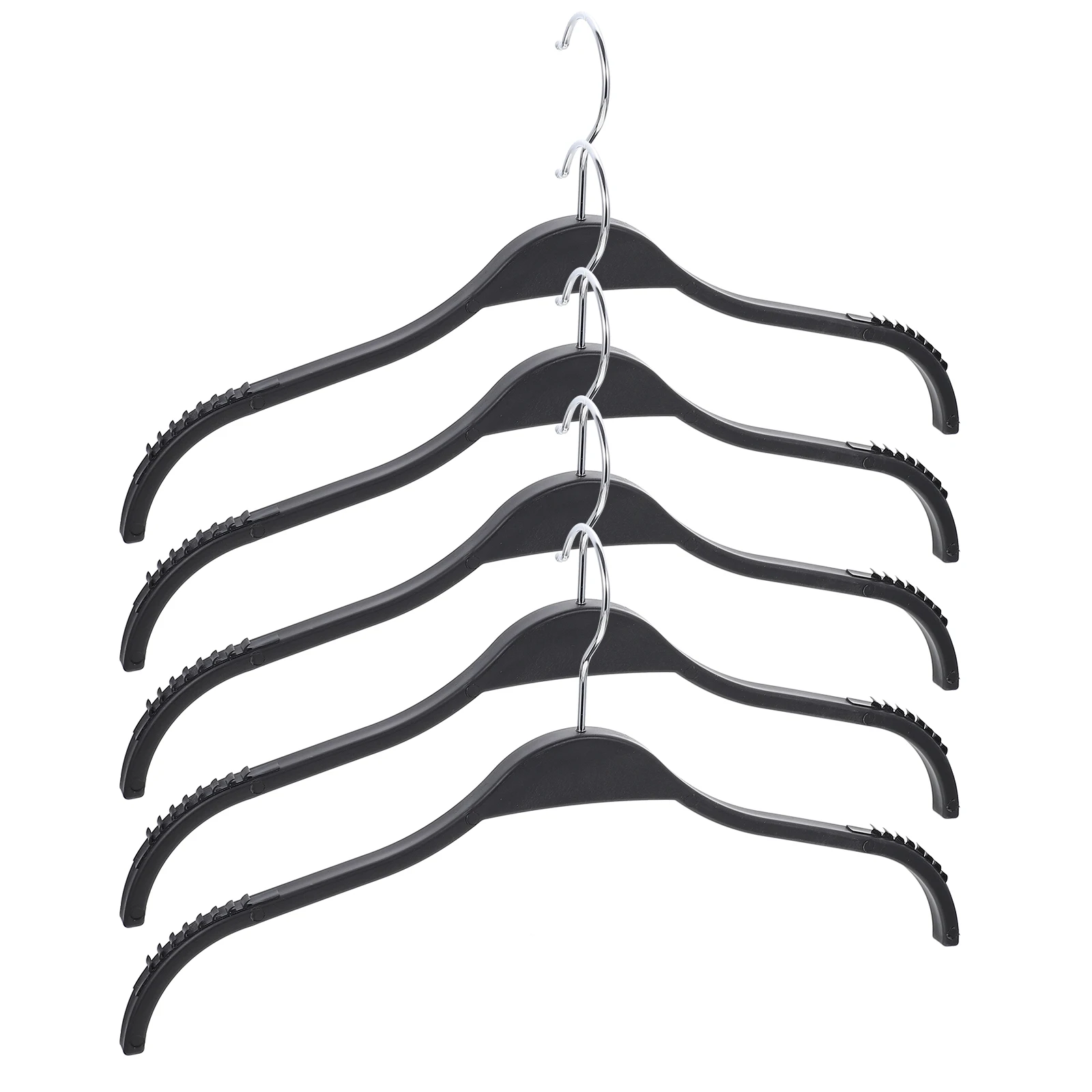 

5 Pcs Non-slip Hanger Heavy Duty Coat Hangers Clothing for Coats Clothes Portable