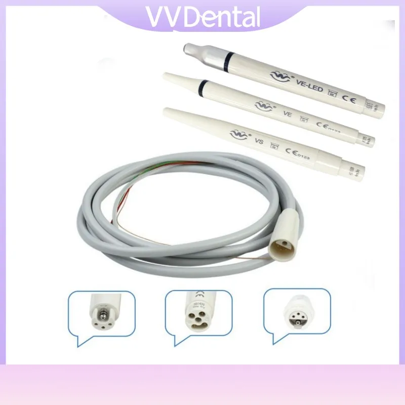 

VV Dental 135° Sterilized Teeth Cleaning Dental Instrument - Detachable Ultrasonic Scaler Handpiece and Cable Set