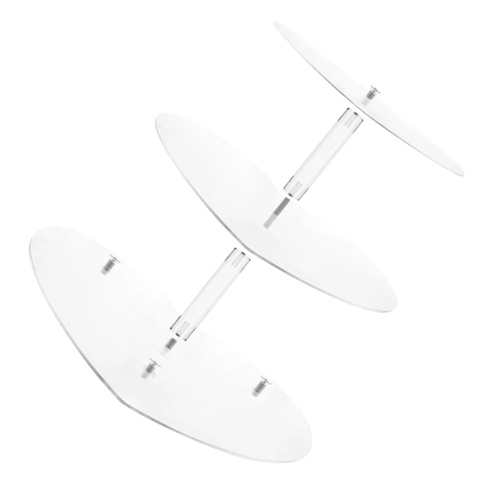 

Acrylic Heart Shaped Cupcake Stand for Party Wedding Decorations Transparent Cake Tier Display Tray Storage Muffin Tower