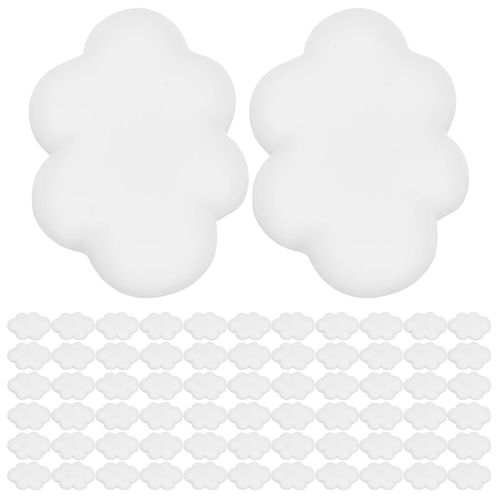 

100Pcs Handmade Resin Clouds Phone Shell Decorations DIY Accessories Durable Cellphone Pencil Case DIY Material